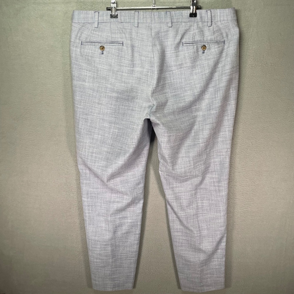 Lauren Ralph Lauren Dress Pants Mens 40x30 Blue Stretch Flat Front - Picture 2 of 7